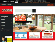 Tablet Screenshot of abercruz.com.ar
